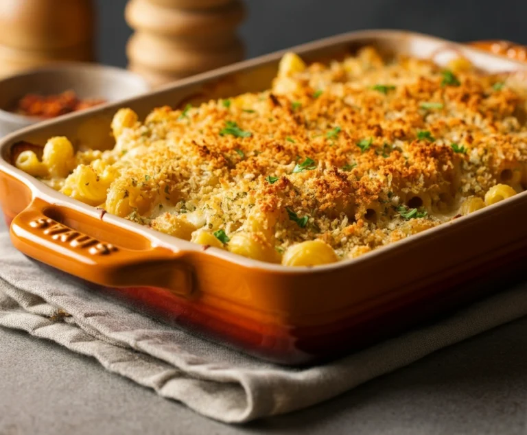 Healthy Baked Mac and Cheese with Hidden Veggies