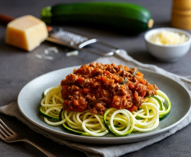 Healthy and Delicious: Spaghetti Bolognese with Zucchini