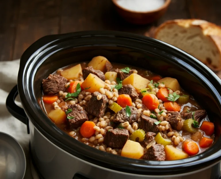 Hearty Beef and Barley Stew Recipe
