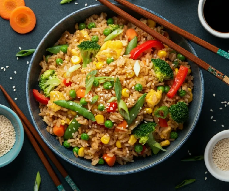 Quick and Easy Healthy Veggie-Packed Fried Rice