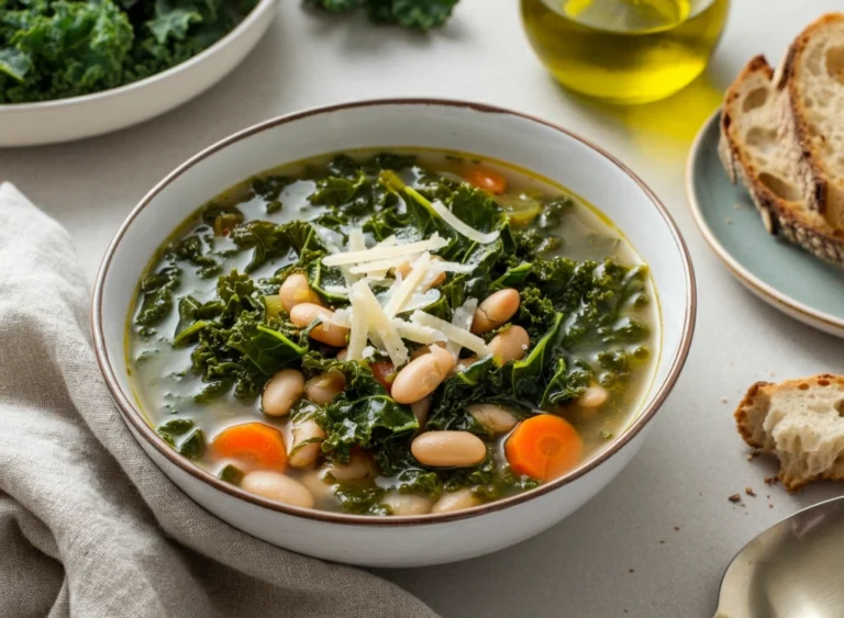 Quick and Healthy White Bean and Kale Soup