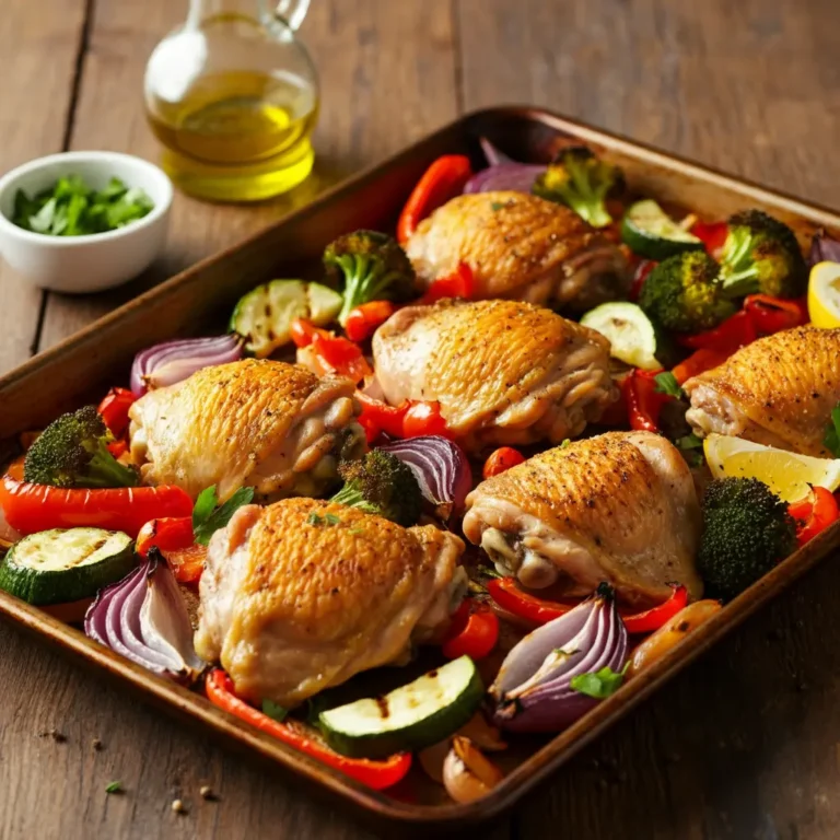 Sheet-Pan Chicken and Veggies