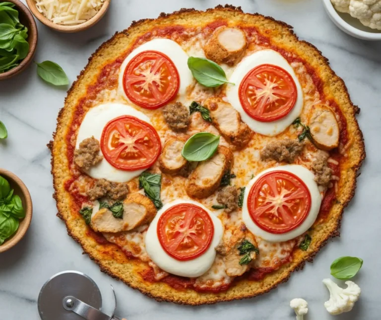 How to Make a Simple and Delicious Cauliflower Crust Pizza