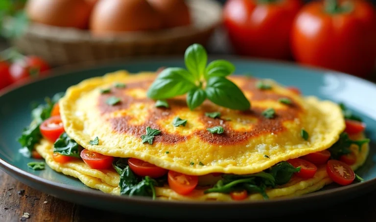 Quick and Colorful Veggie Omelette: Perfect for Dinner in 15 Minutes